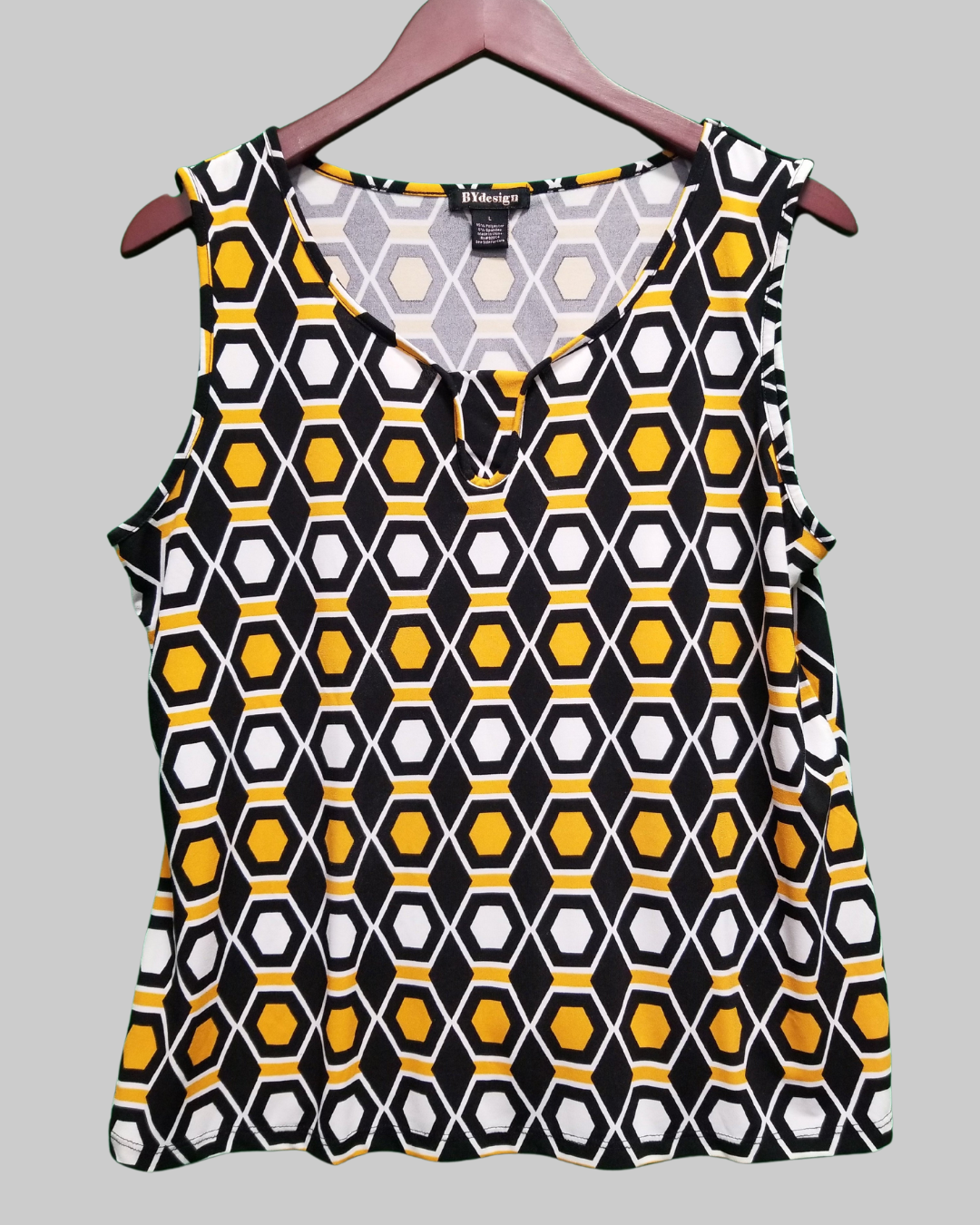BYdesign Sleeveless Scoop-Neck Blouse