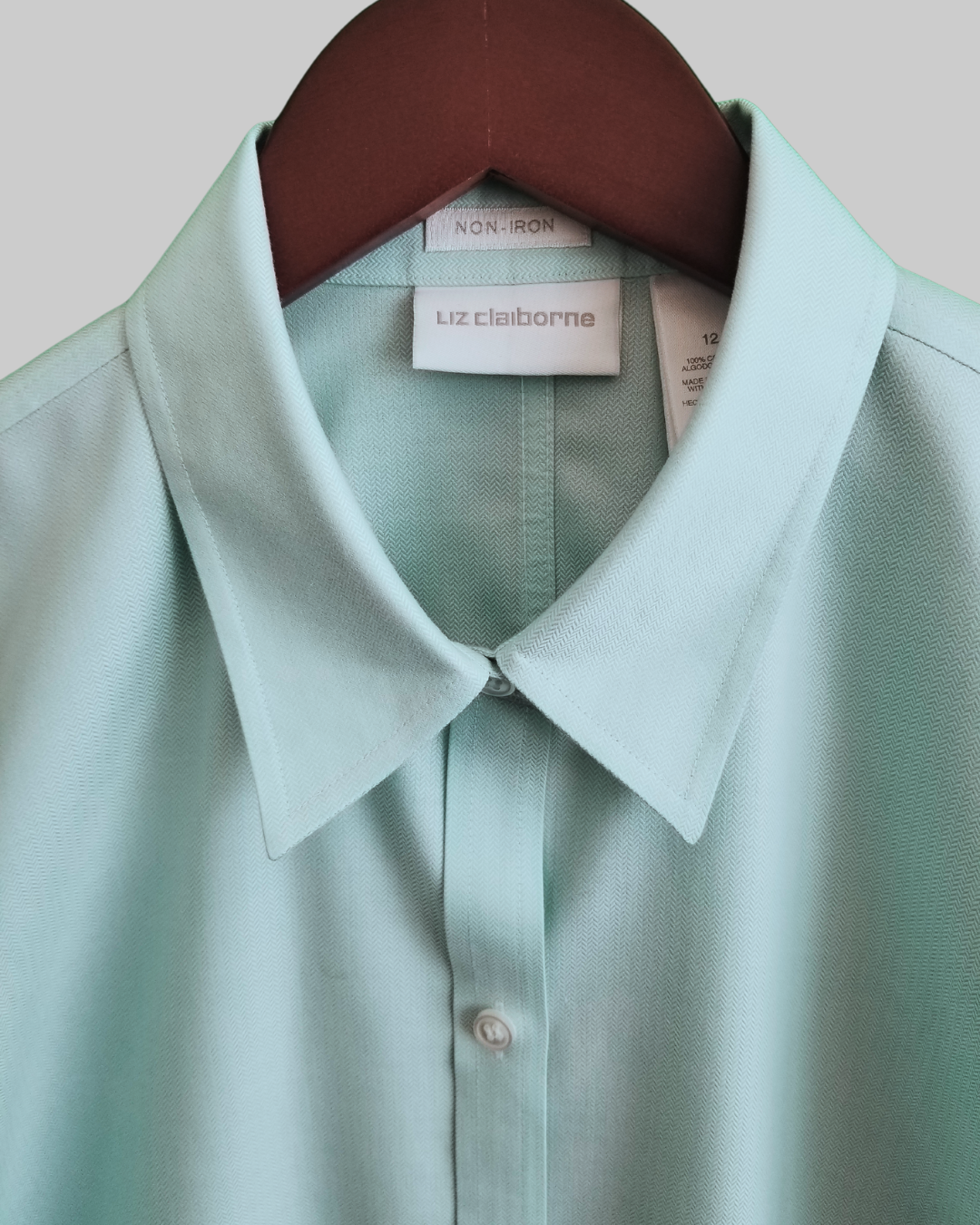 Liz Claiborne Mint Green Shirt