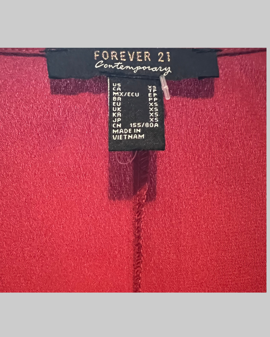 Forever 21 Mini Red Dress