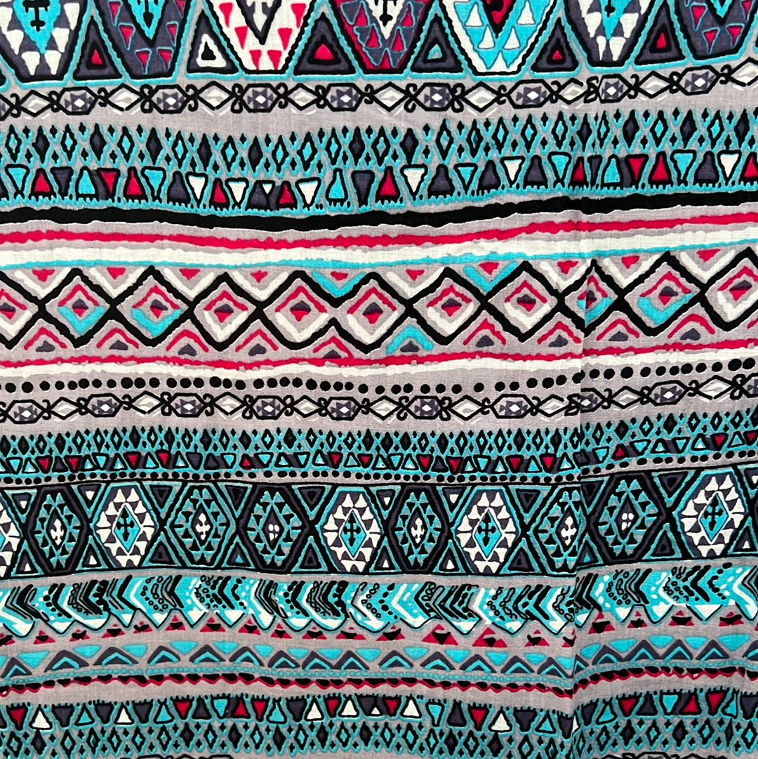 Women's Multicolored Aztec Prints Scarf